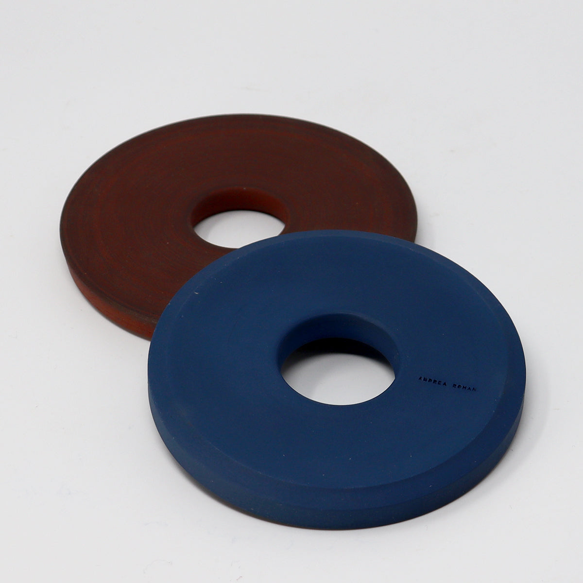 Ceramic Trivet Dark Blue & Wine