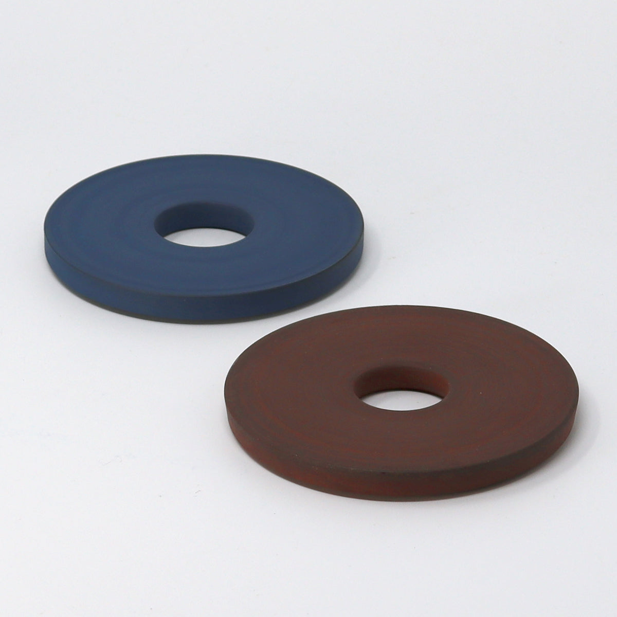 Ceramic Trivet Dark Blue & Wine