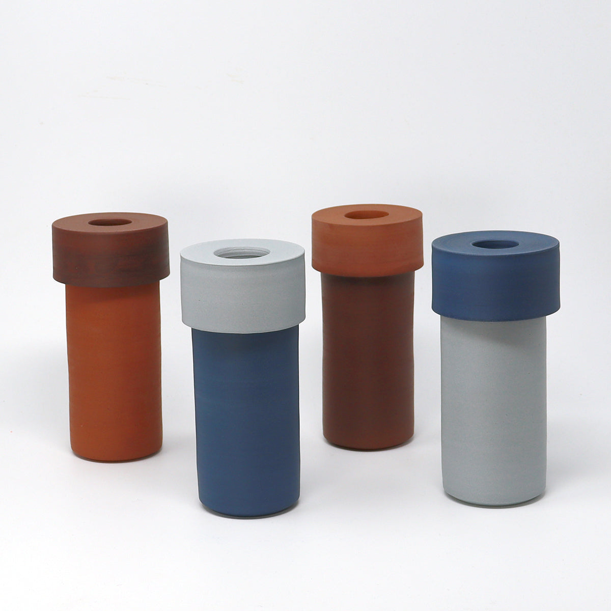 Two-tone Vase - Dark Blue / Light Blue