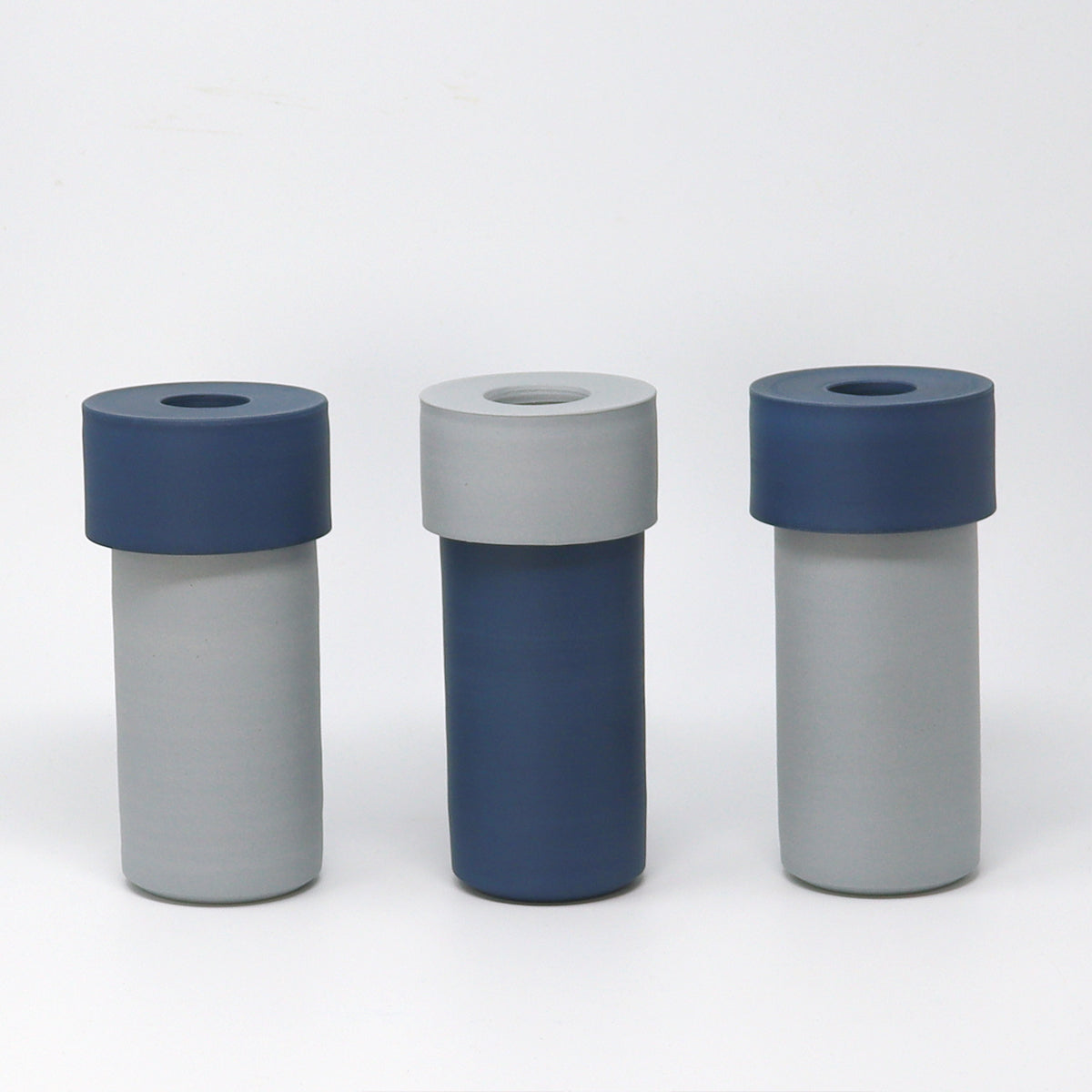 Two-tone Vase - Dark Blue / Light Blue