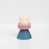 Stack Candle Mini - Ivory/Lavender/Blue Grey