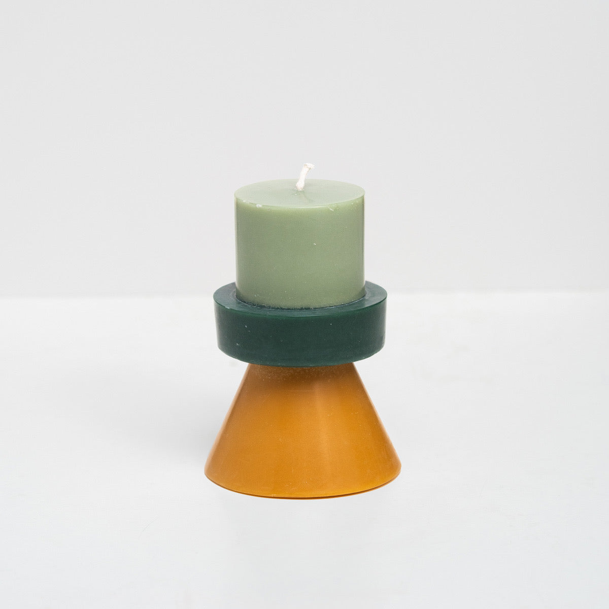 Stack Candle Mini - Pistachio/Green/Curry