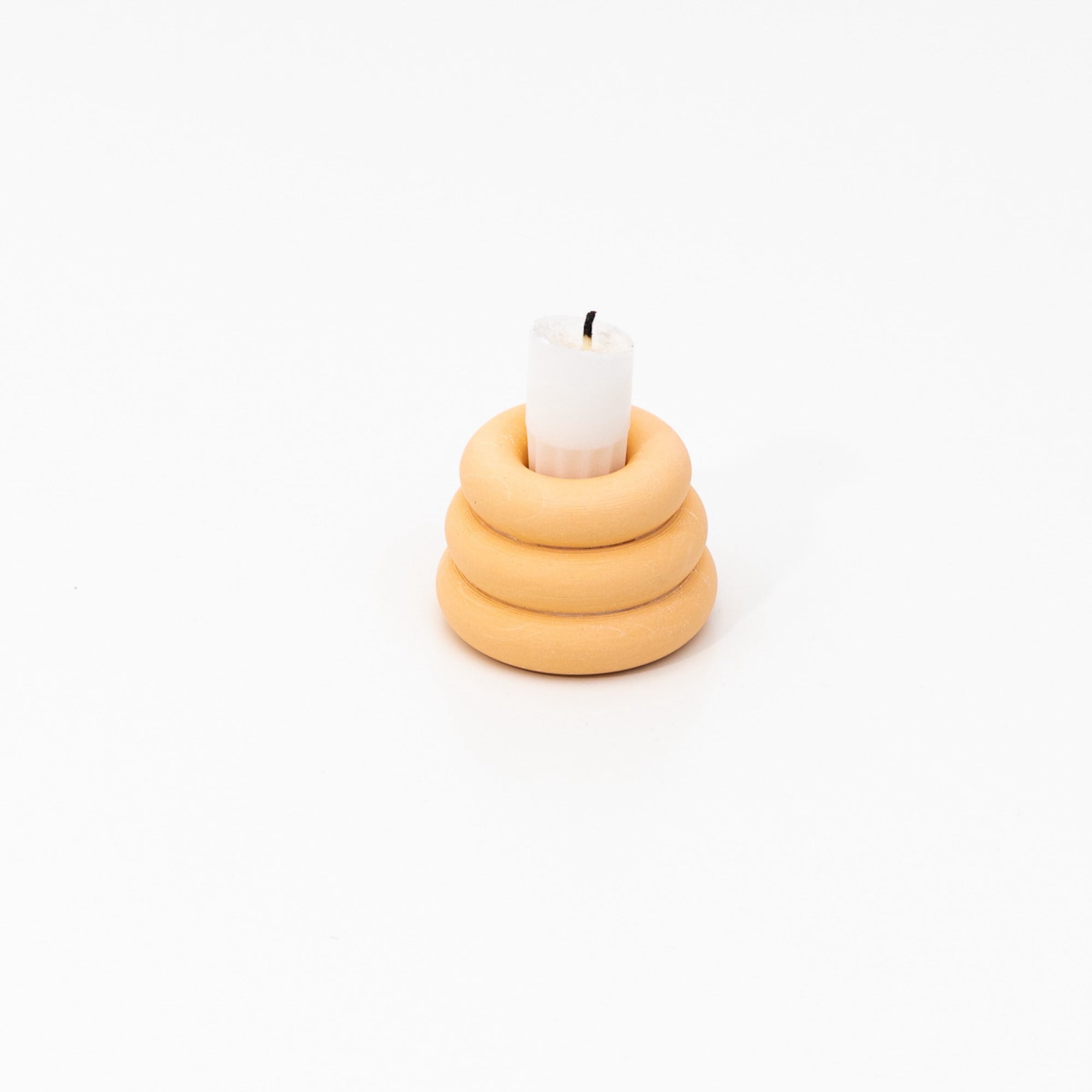 Triple O Candleholder - Tangerine