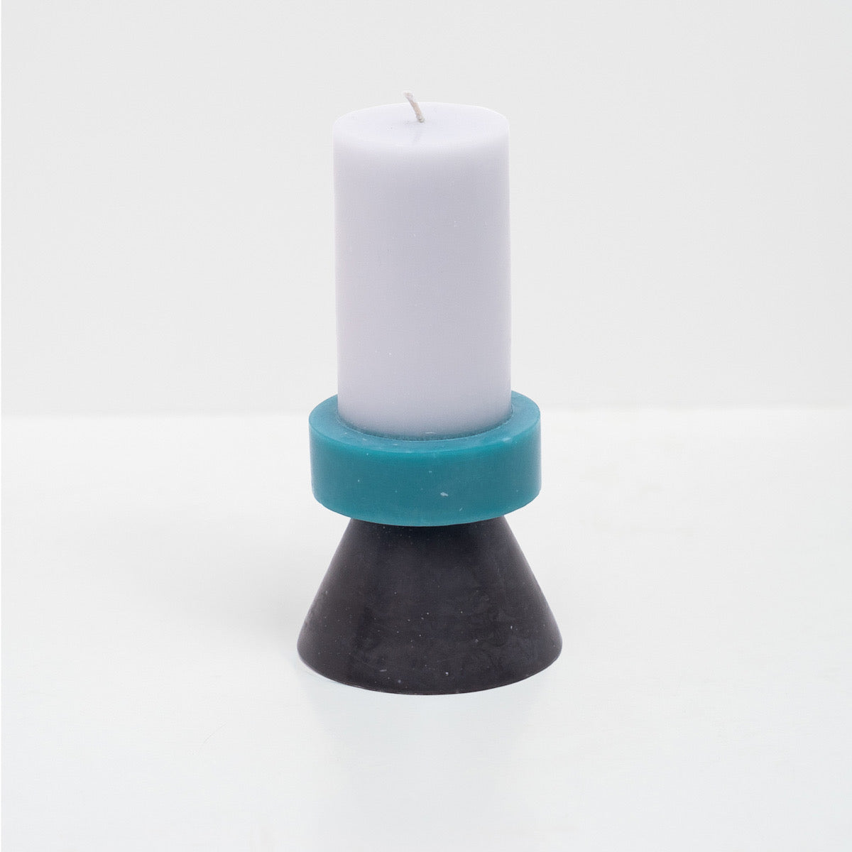 Stack Candle Tall - Lilac/Turquoise/Chacoal