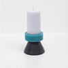 Stack Candle Tall - Lilac/Turquoise/Chacoal