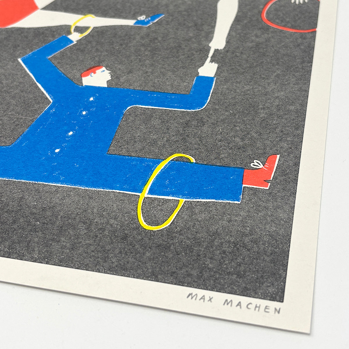 Acrobat Circus A4 Risograph Print