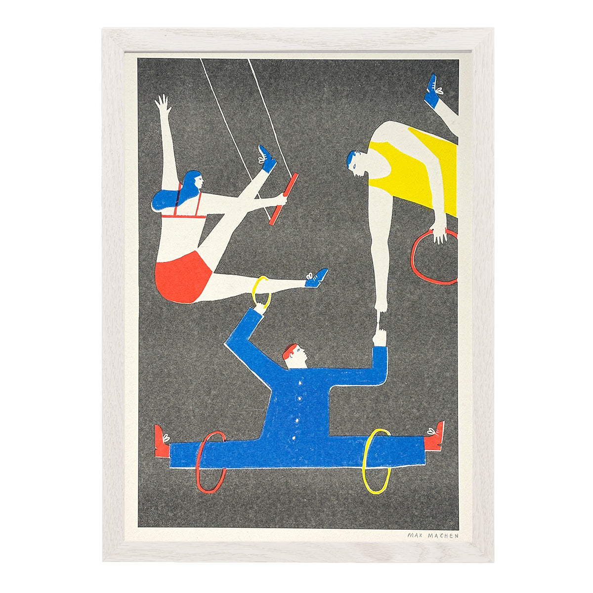 Acrobat Circus A4 Risograph Print