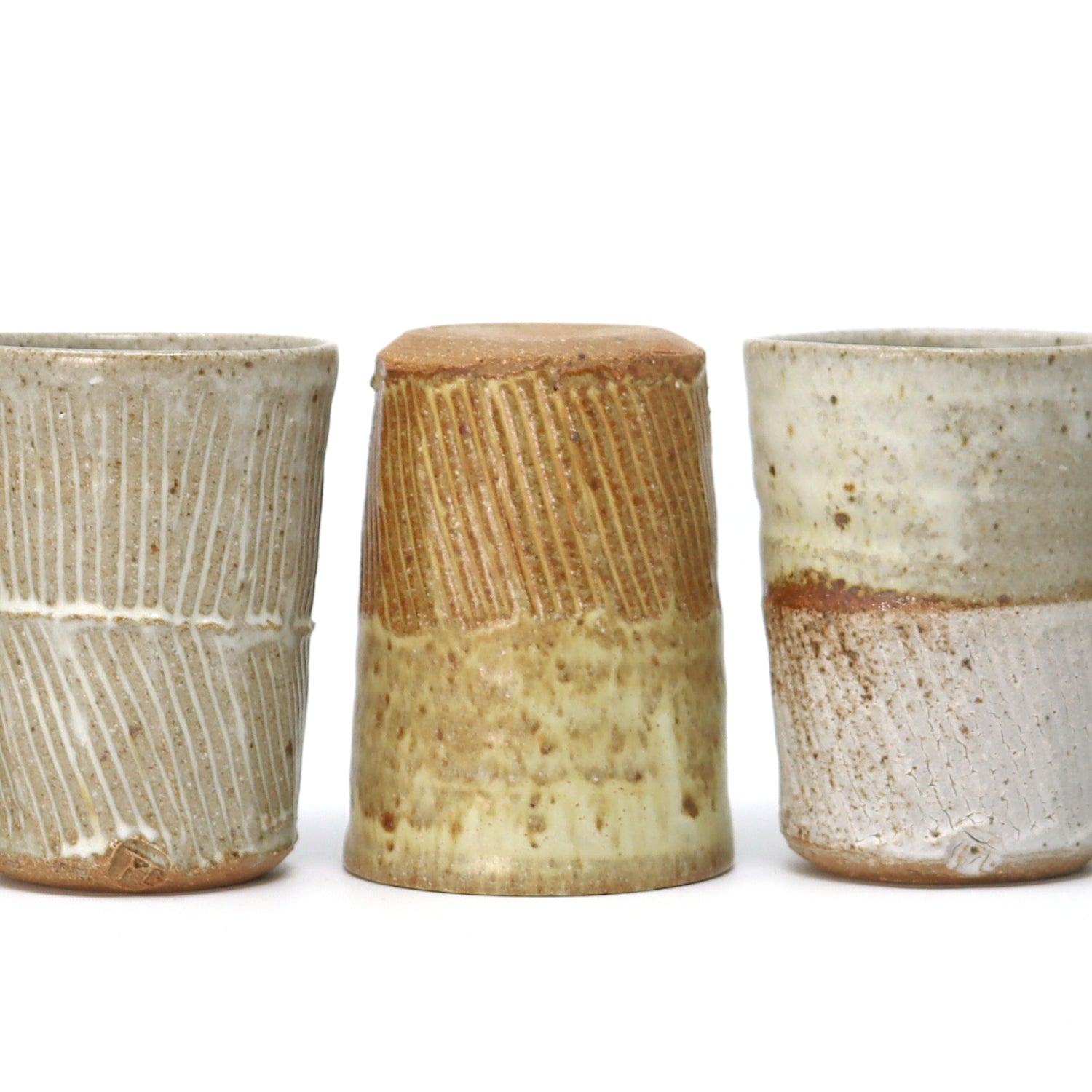 Part Incised Beaker - FFM glaze