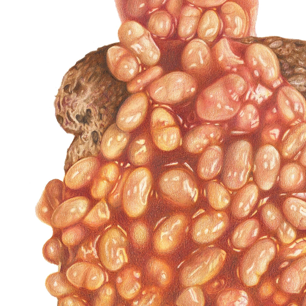 Beans on Toast Giclée Print
