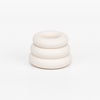 Triple O Candleholder - Chalk White