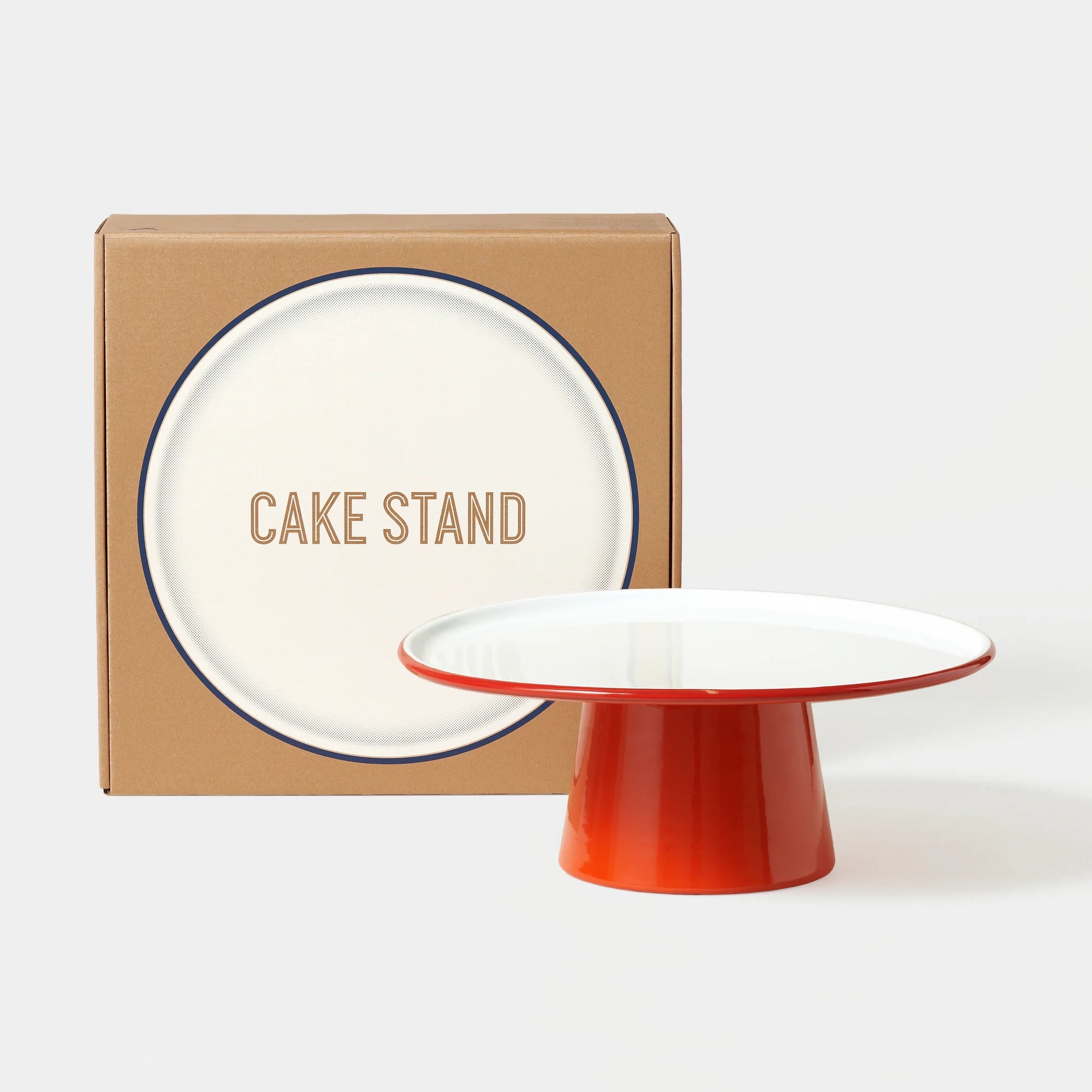 Cake Stand - Pillarbox Red