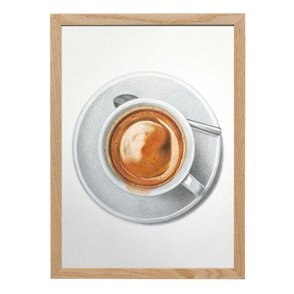 Coffee Cup Giclée Print A4