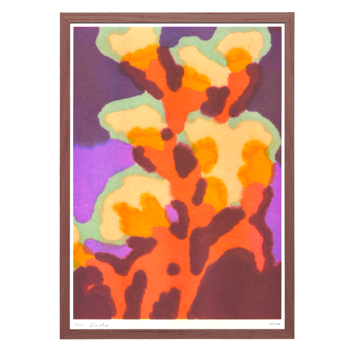 Dawn in the Field A3 Risograph Print