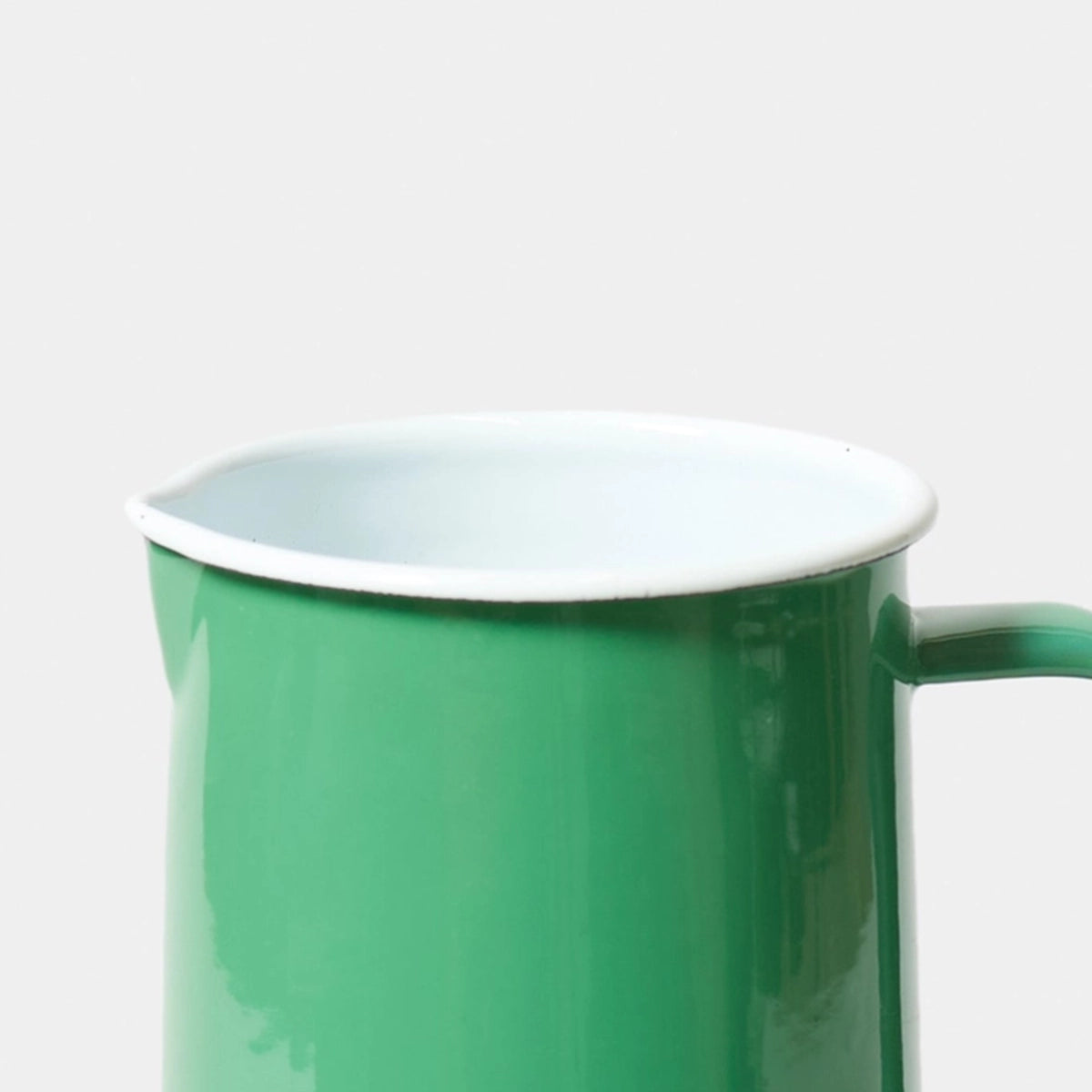 3 Pint Enamel Jug - Chive Green
