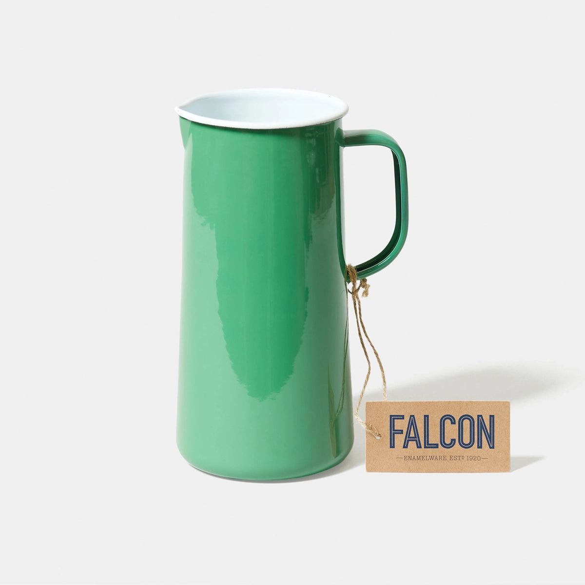 3 Pint Enamel Jug - Chive Green