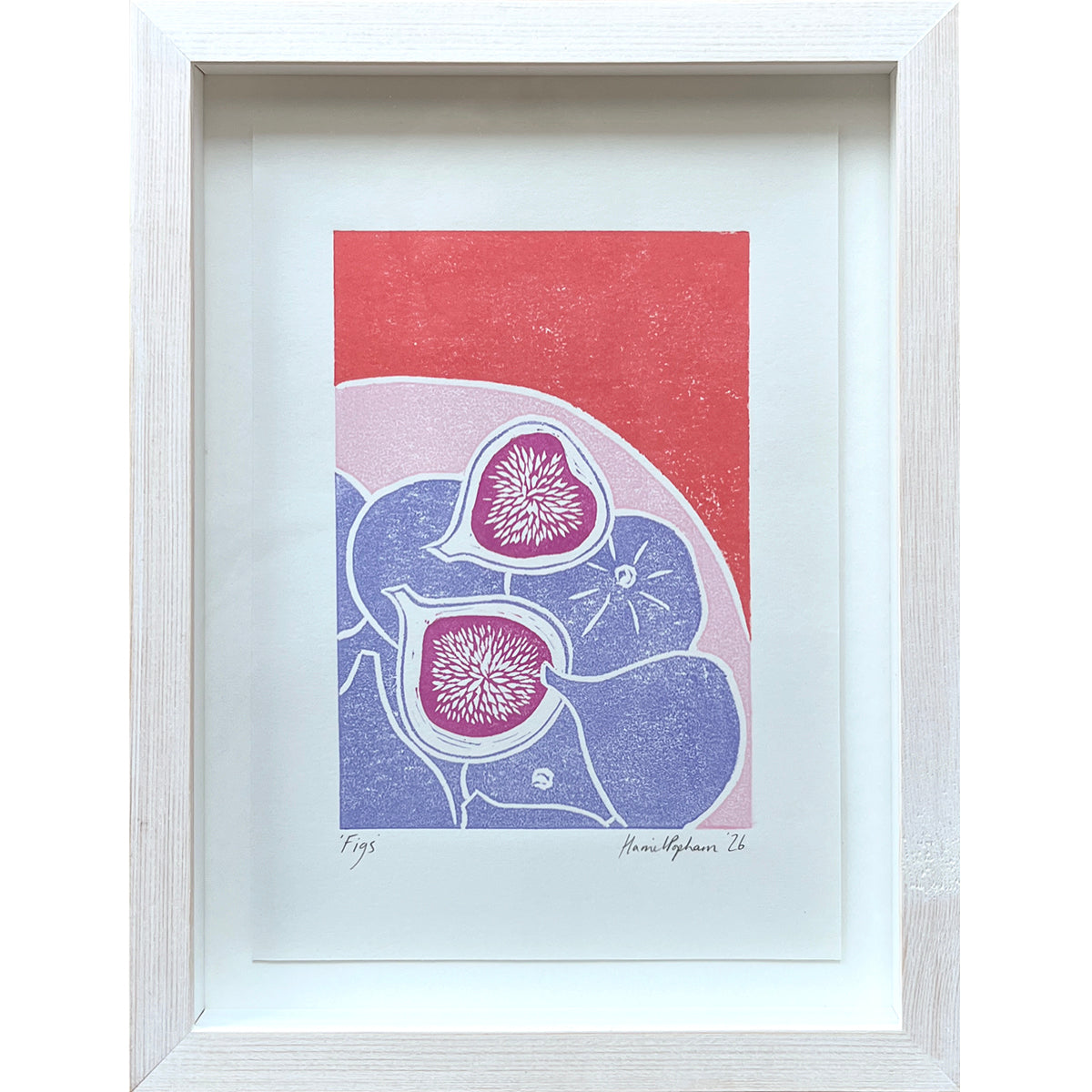 Figs A5 Lino Print