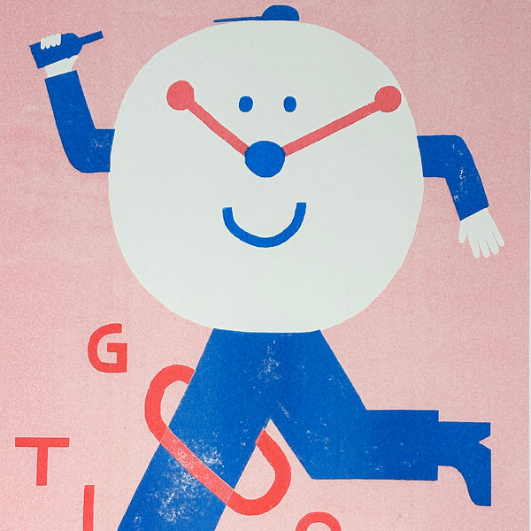 Good Times A3 Risograph Print