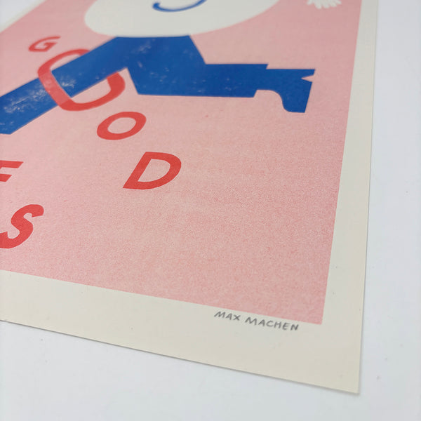 Good Times A3 Risograph Print