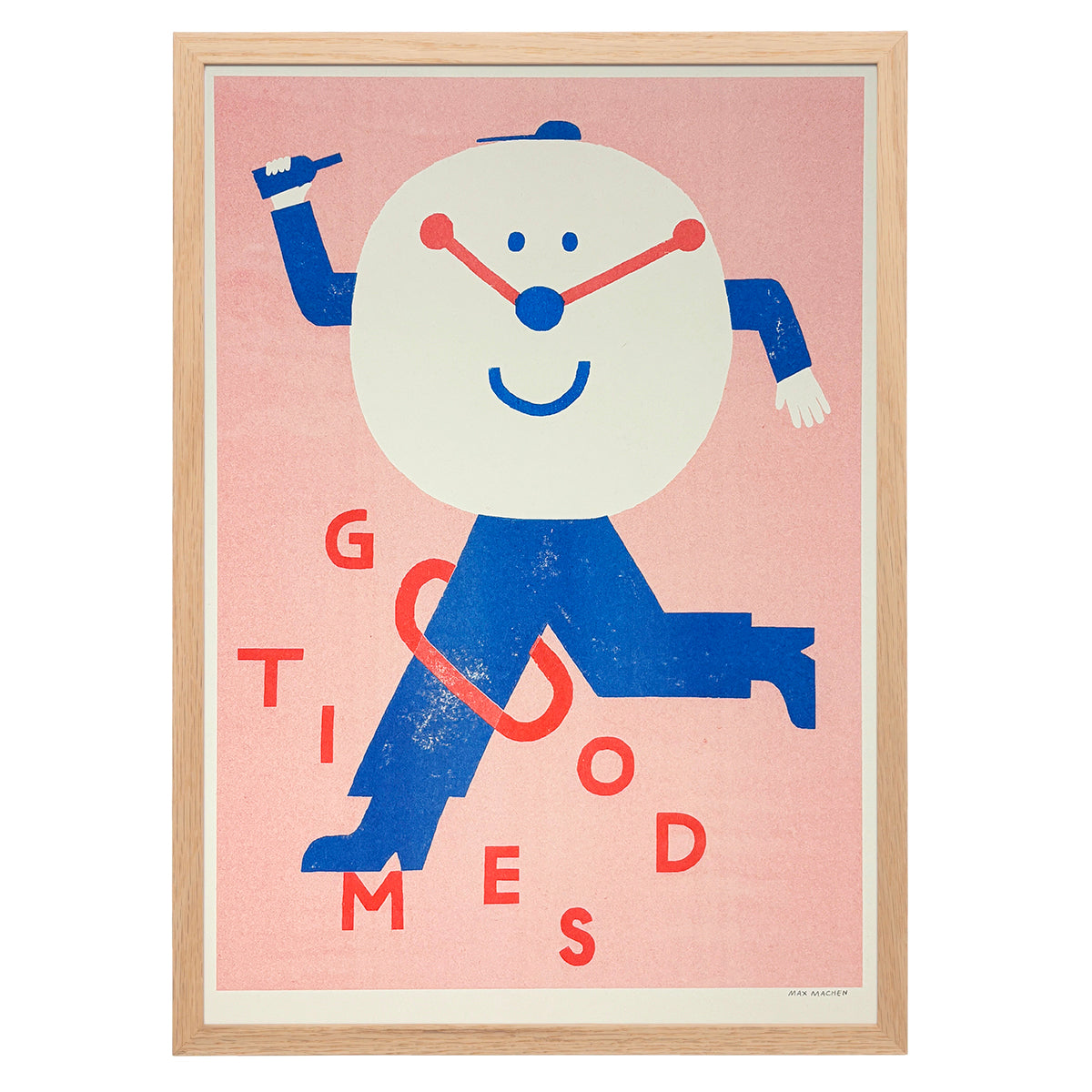 Good Times A3 Risograph Print