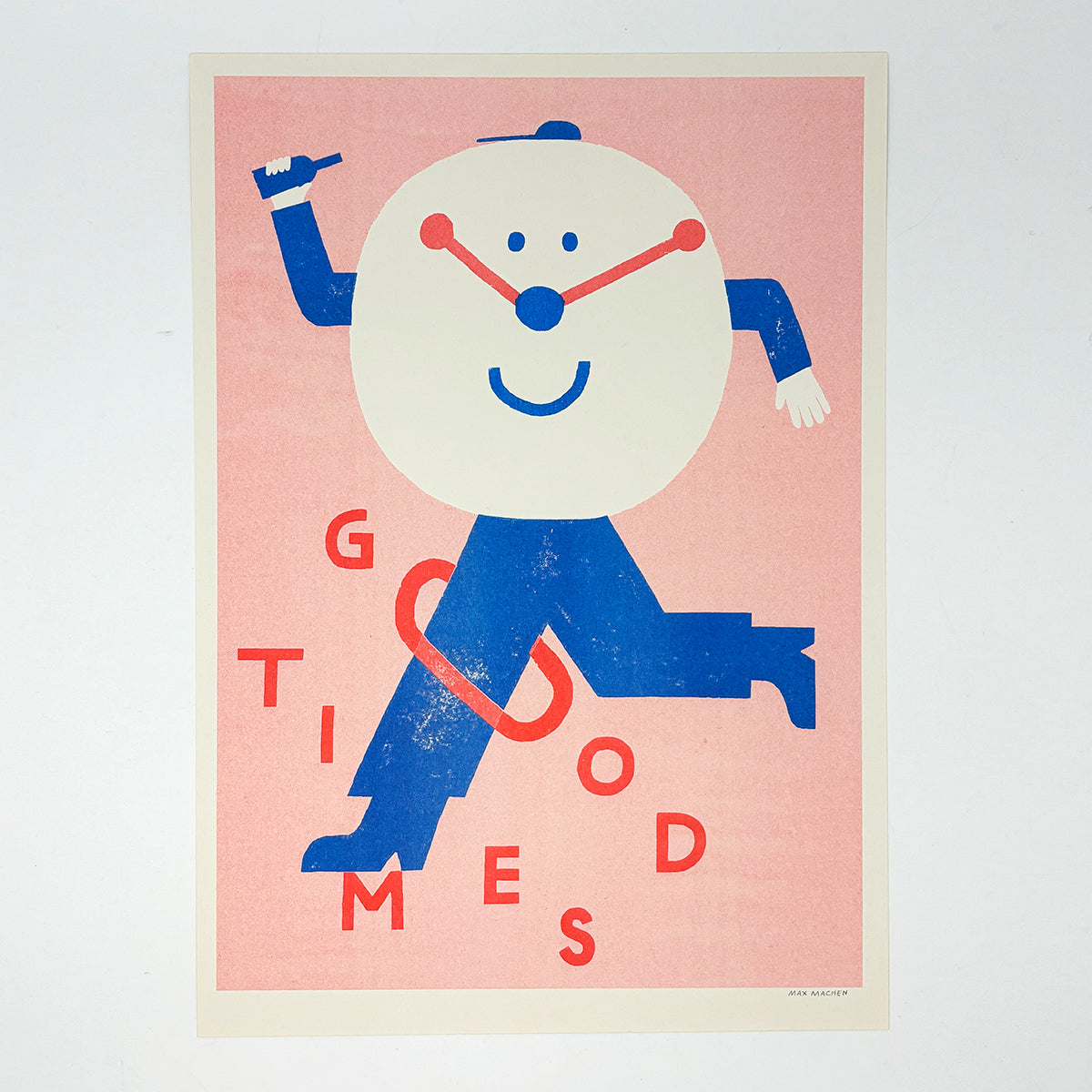Good Times A3 Risograph Print
