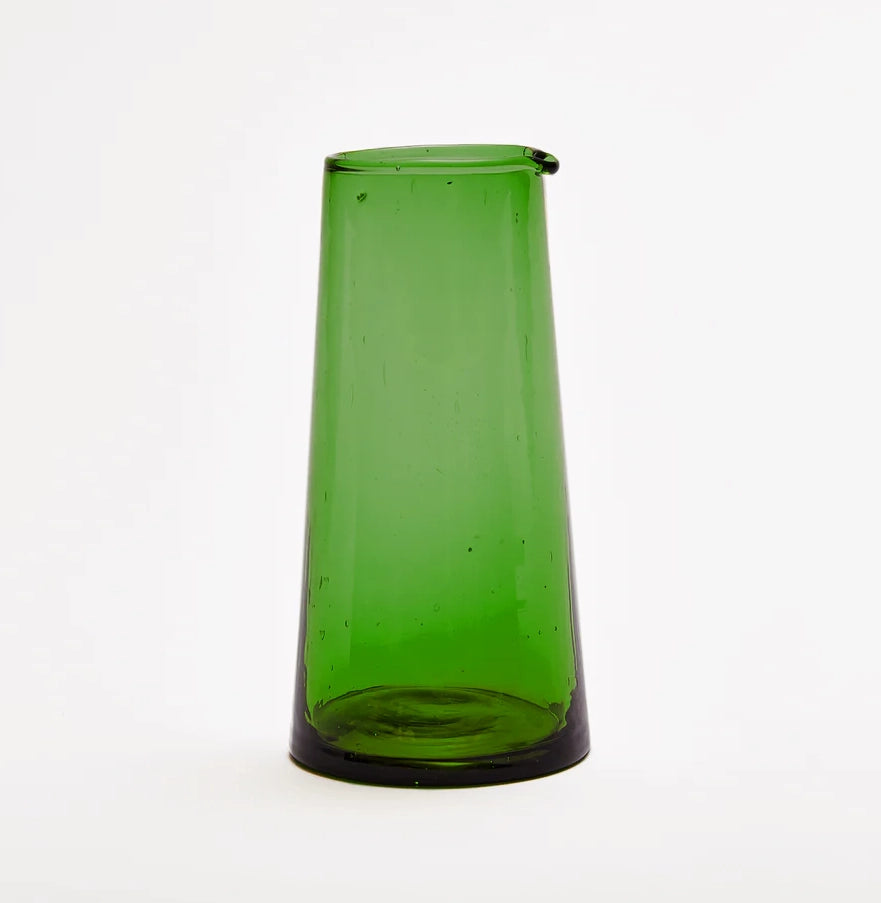 Recycled Green Glass Jugs