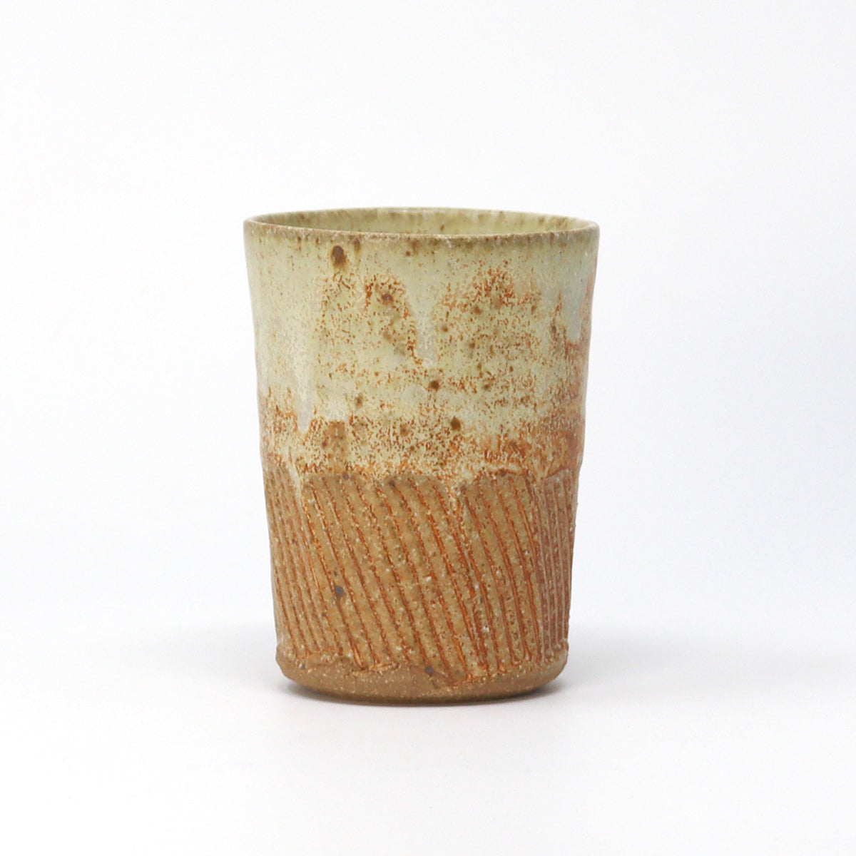 Part Incised Beakers - FFM glaze