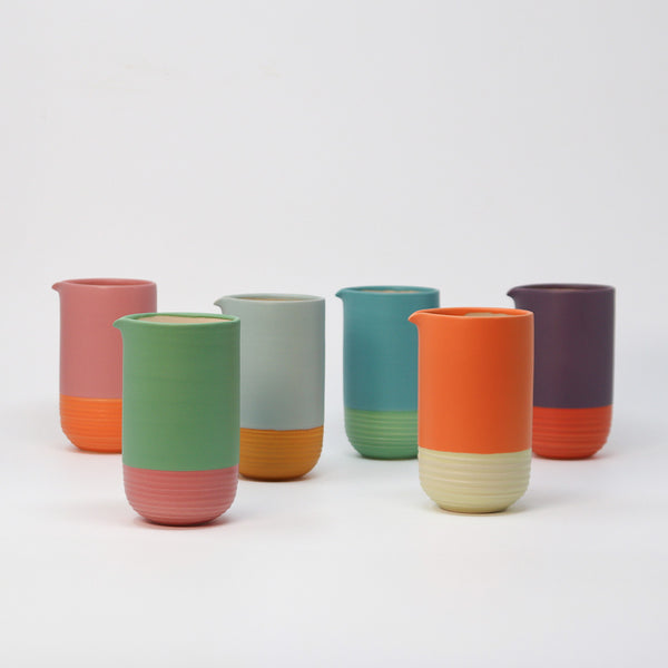 Two Tone Jug - Arsenic / Rose