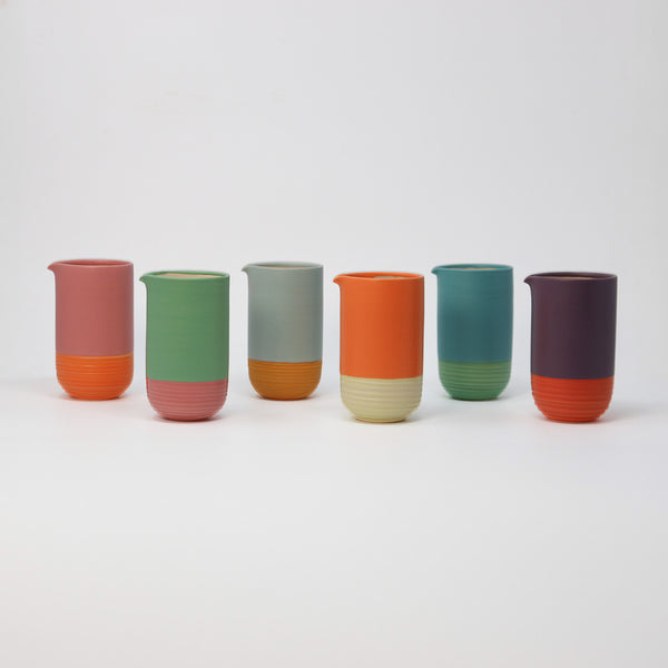 Two Tone Jug - Arsenic / Rose