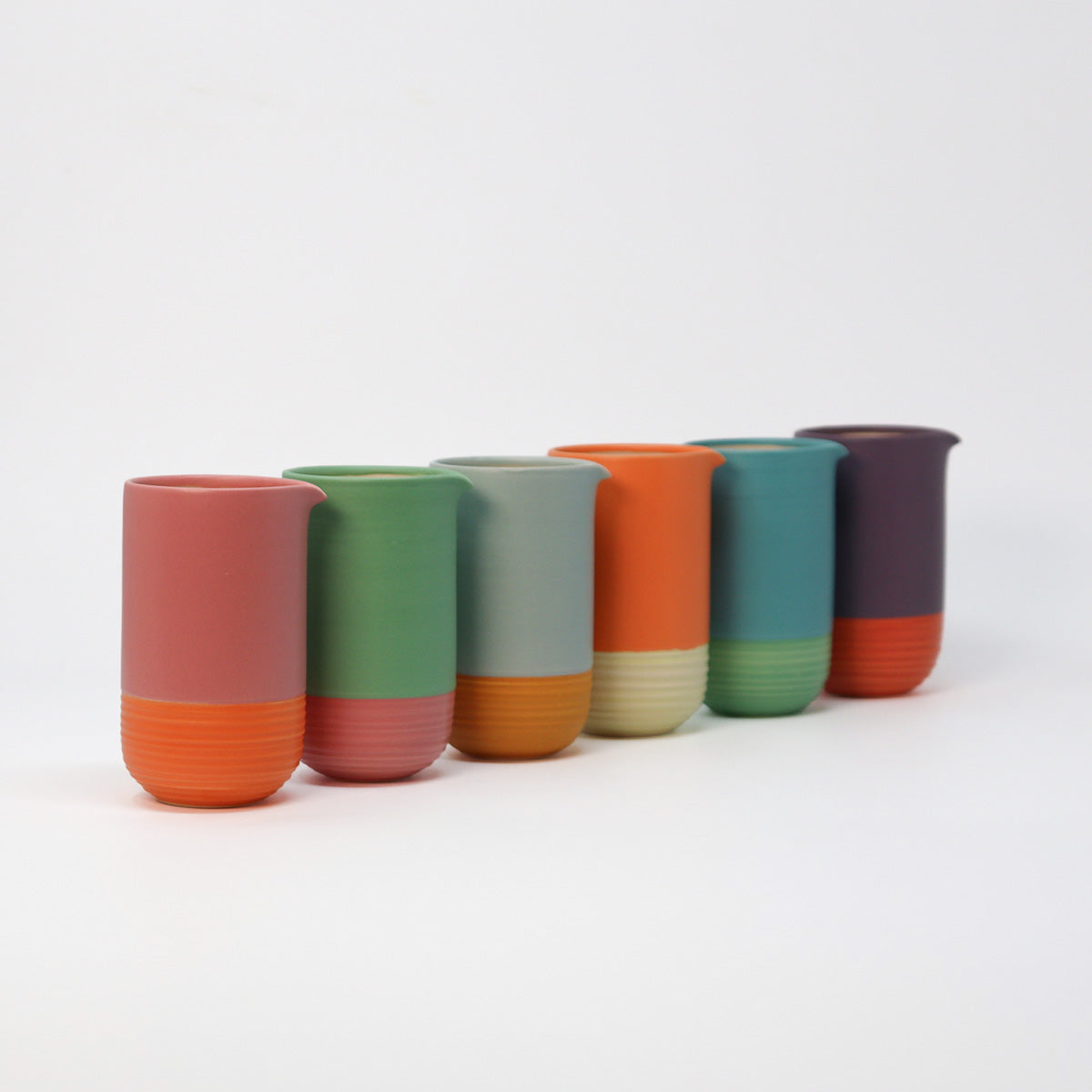 Two Tone Jug - Arsenic / Rose