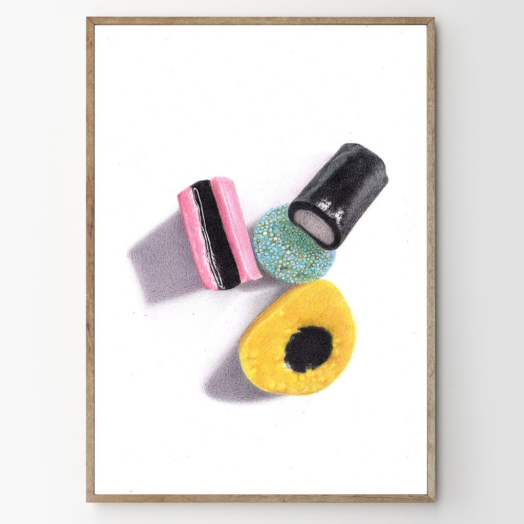 Liquorice Allsorts Giclée Print