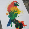 Mini Parrot Screen Print