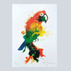 Mini Parrot Screen Print