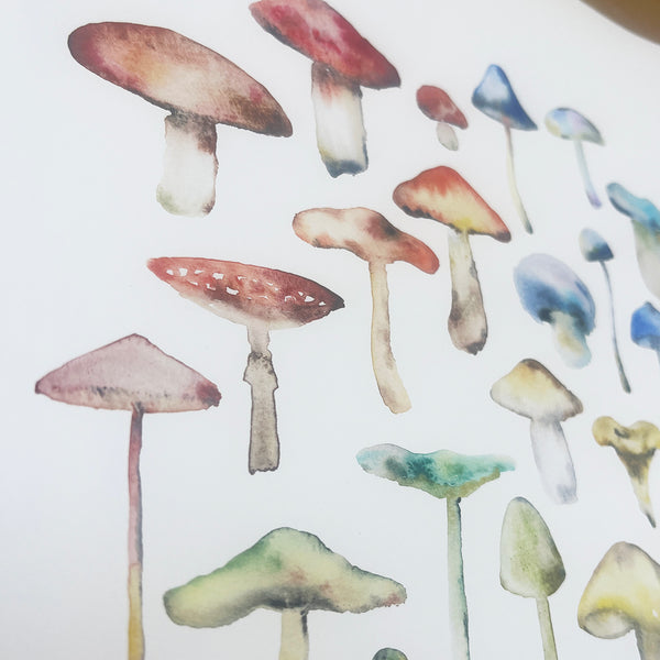 Mushroom Cluster Giclée Print