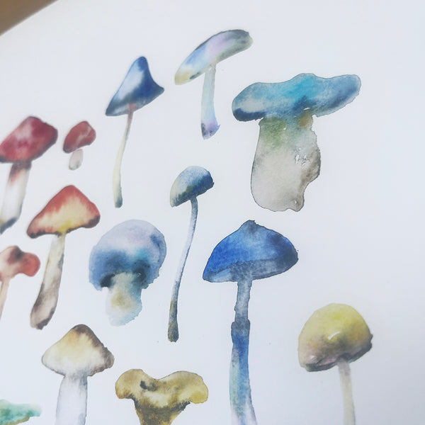 Mushroom Cluster Giclée Print