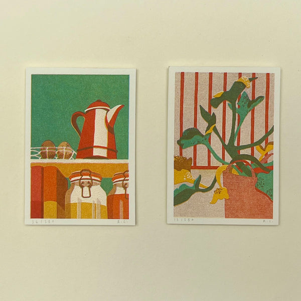 Small Observations Risograph Mini Prints