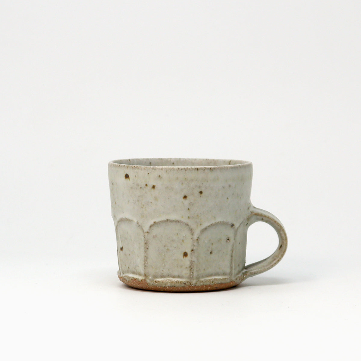 Faceted Short Mug - Cornish Stone & Dolomite glaze