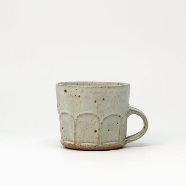Faceted Short Mug - Cornish Stone & Dolomite glaze