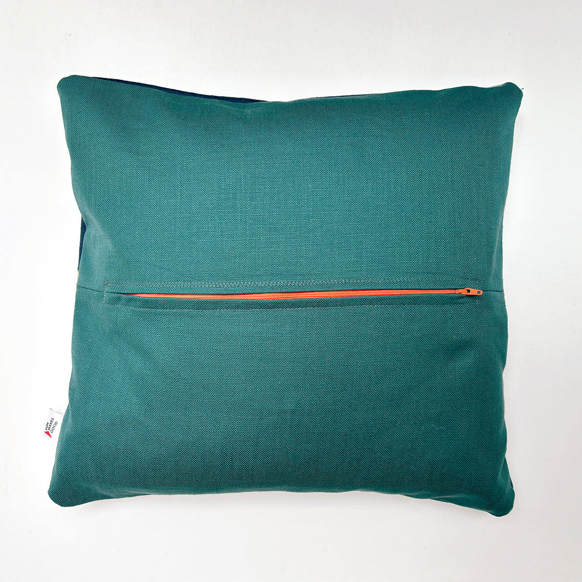 Patchwork Medium Cushion - Pink/Orange/Mint/Olive/Teal A