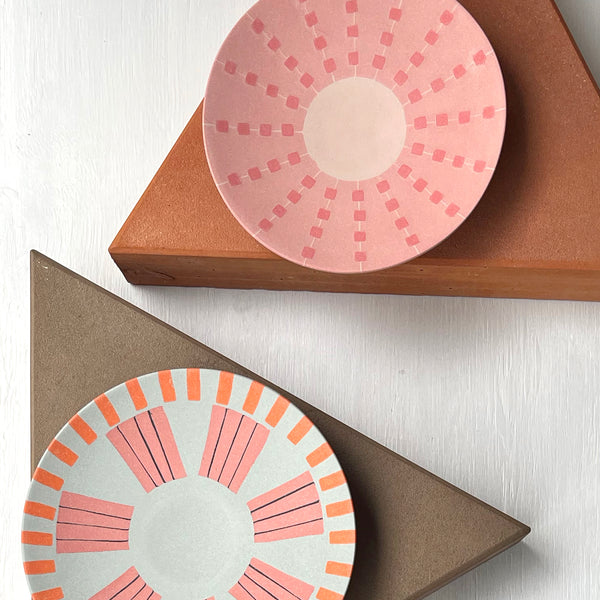 Mini Plate S - Reclaim Pink/Pale Pink/Crimson