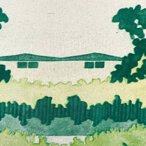 Rorschach Foliage A3 Risograph Print