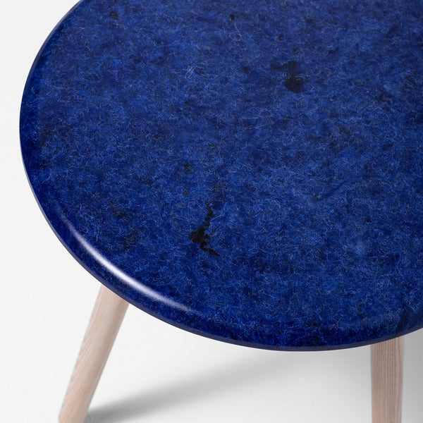 Hembury Side Table by Solidwool - Cobalt