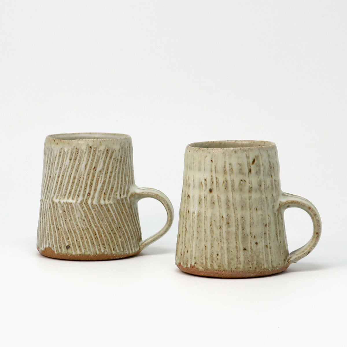 Textured Tapered Mug - Cornish Stone & Dolomite glaze