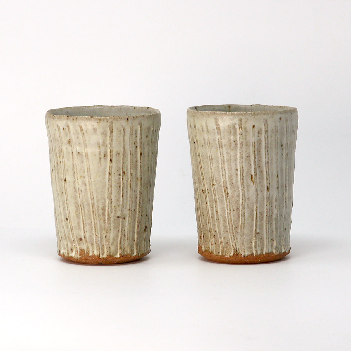 Textured Beaker - Cornish Stone and Dolomite glaze