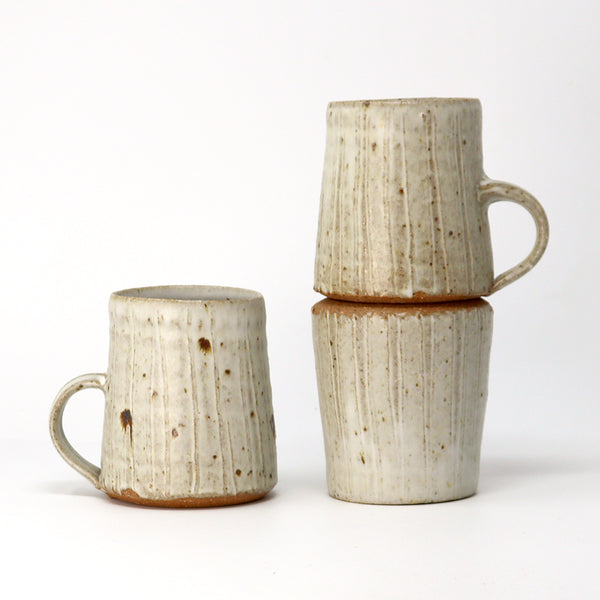Textured Mug - Cornish Stone and Dolomite glaze