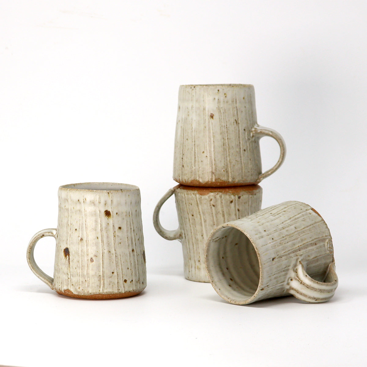 Textured Mug - Cornish Stone and Dolomite glaze