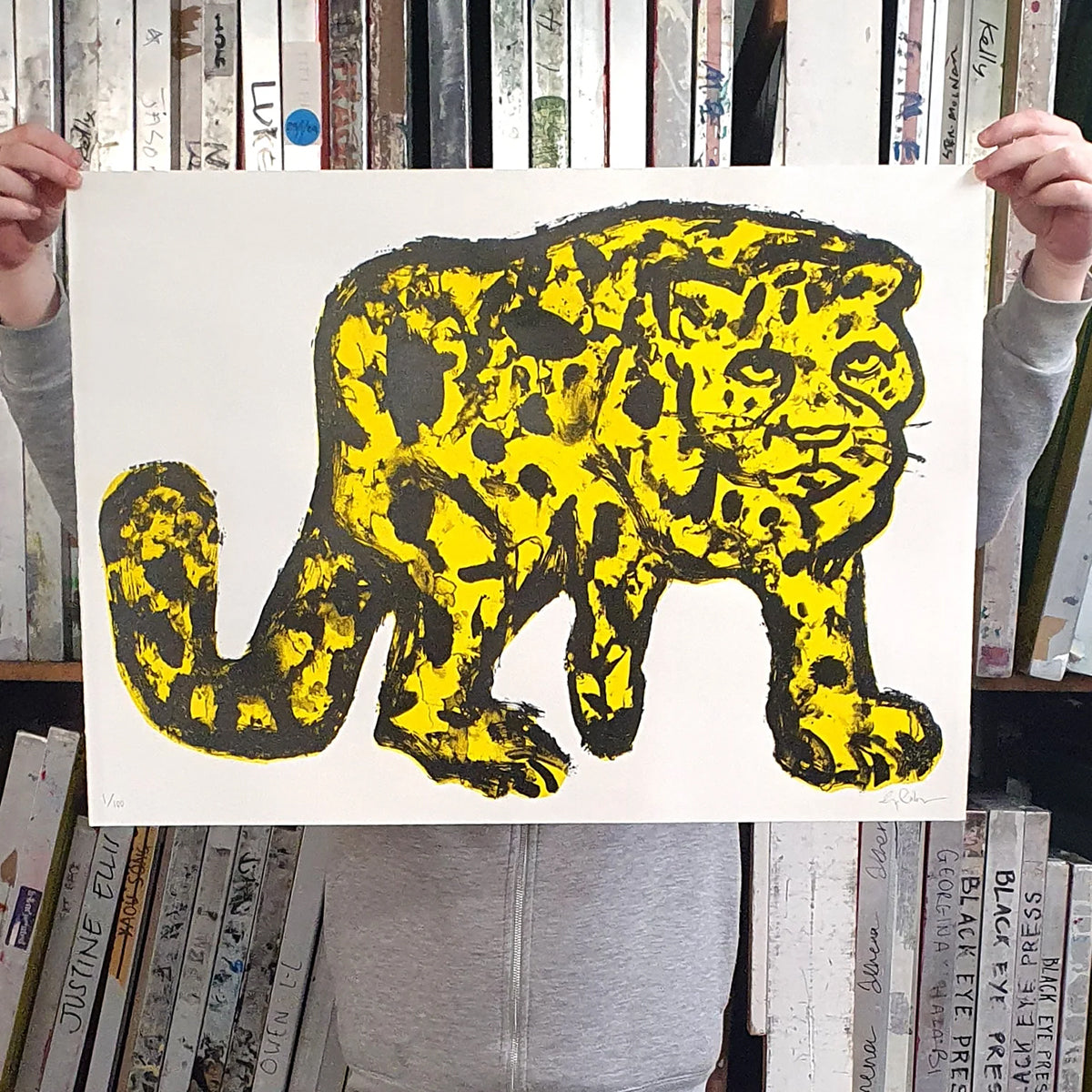 The Yellow Cat Screen Print