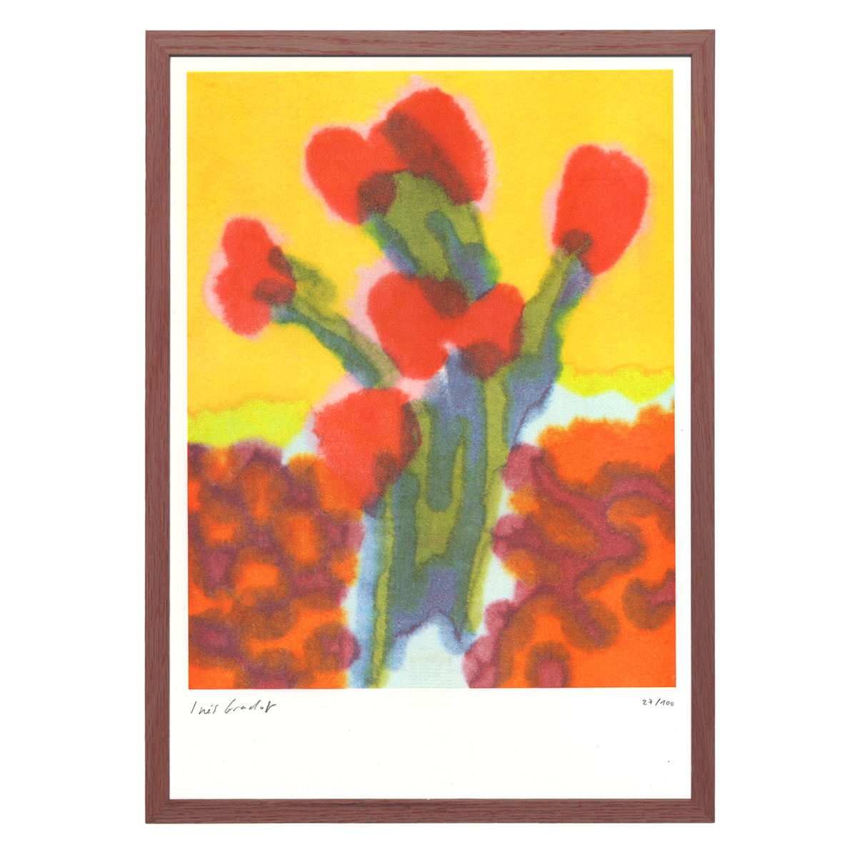 Tulips A3 Risograph Print