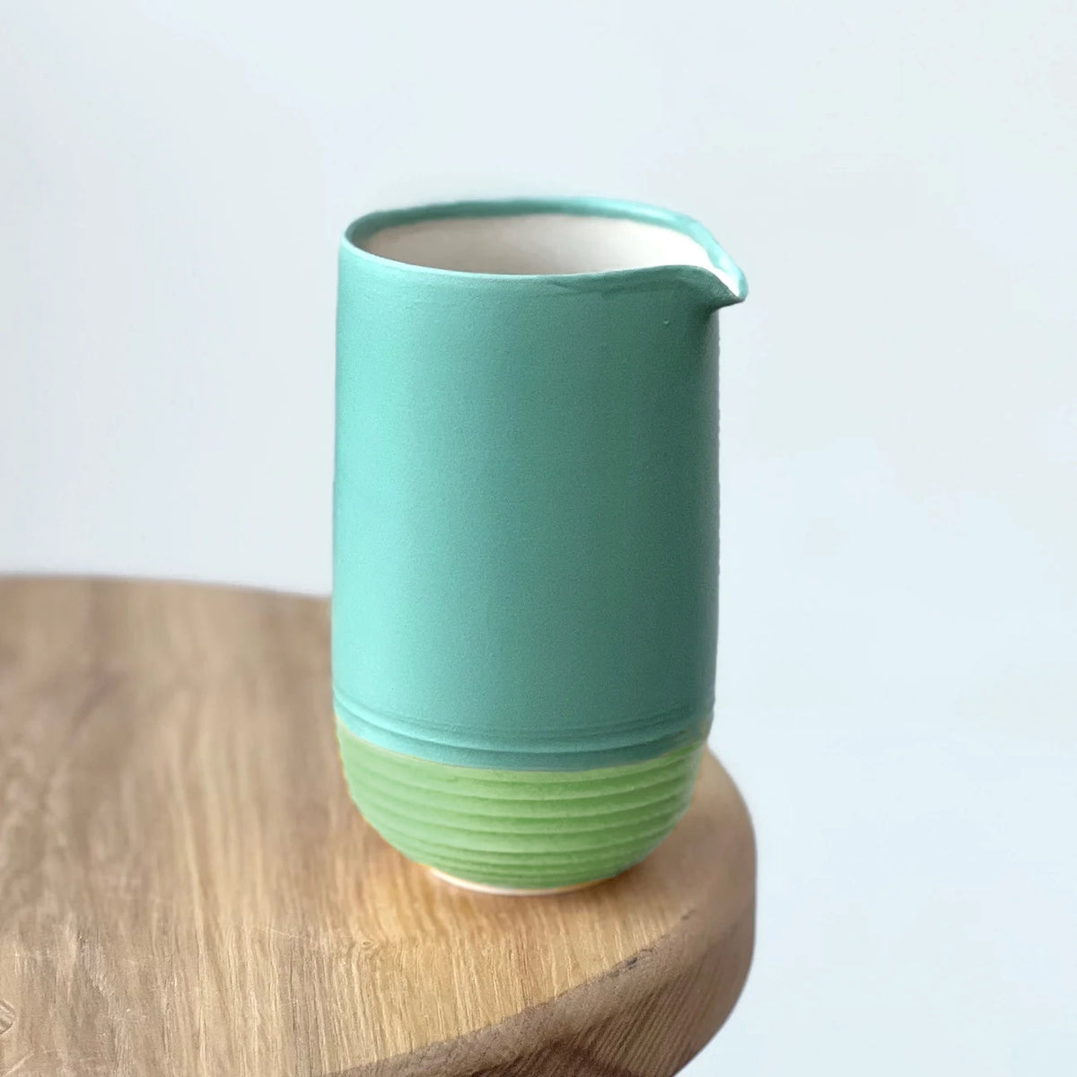 Two Tone Jug - Teal / Green