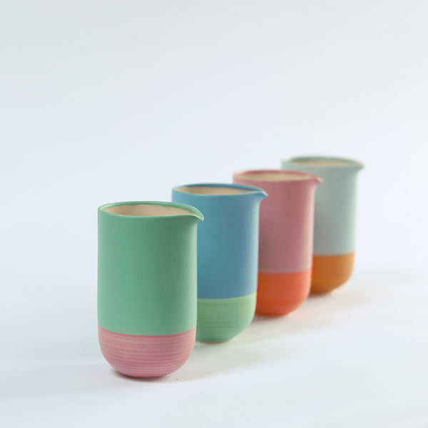 Two Tone Jug - Pistachio / Orange