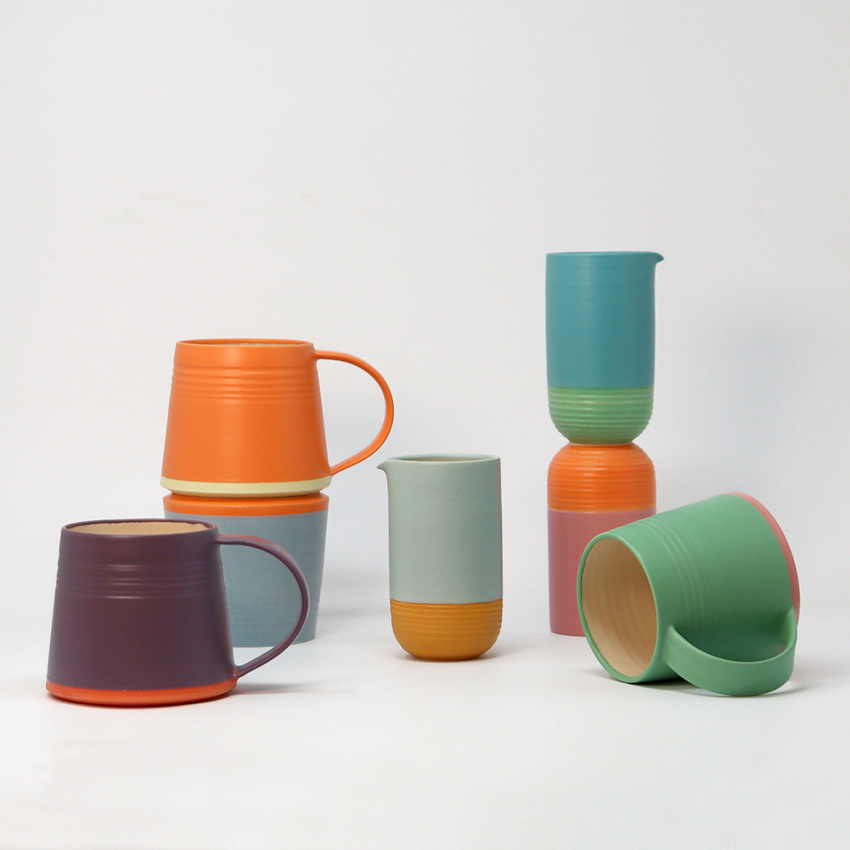 Skyline Mug - Grape / Coral